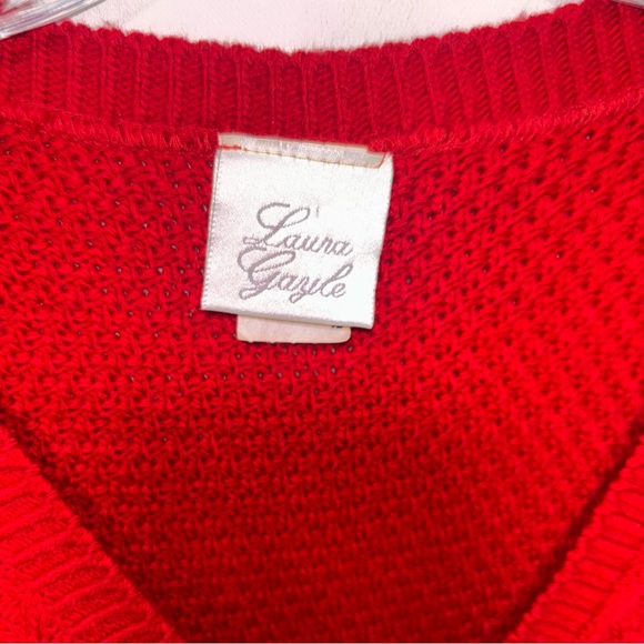 Vintage Laura Gayle Cable Knit Sweater Vest - Picture 3 of 5